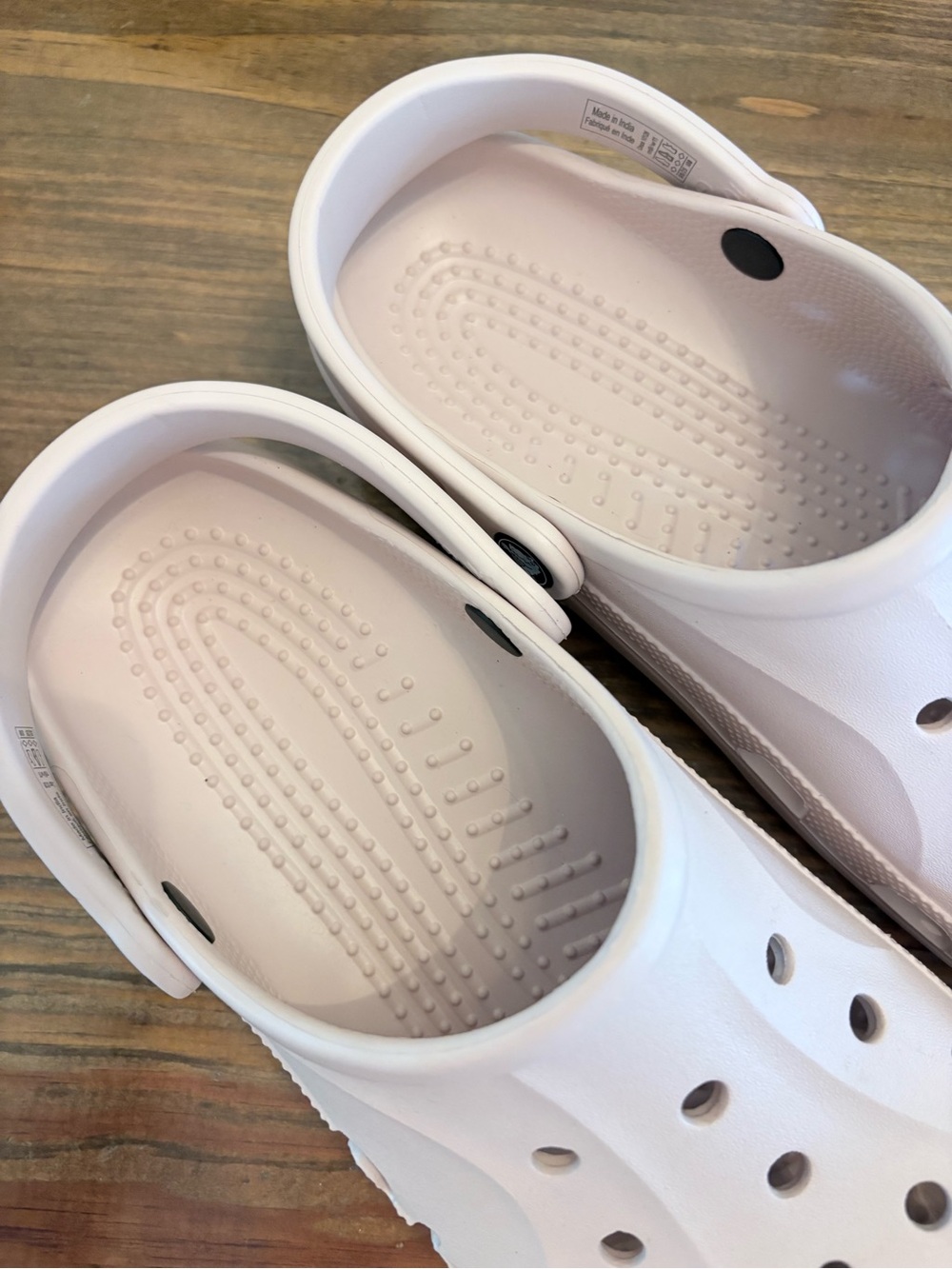 Crocs Soft Blush Pink Crocs Baya Adult Clogs Slip On Shoes Women’s 9 Men’s 11 - Picture 9 of 12